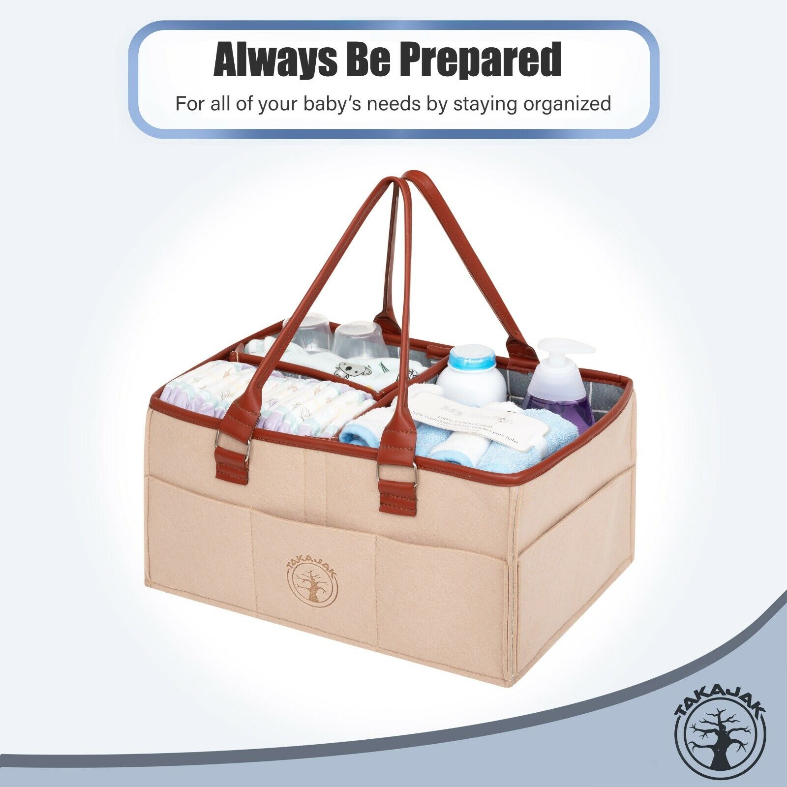 The Ultimate Baby Diaper Caddy Organiser