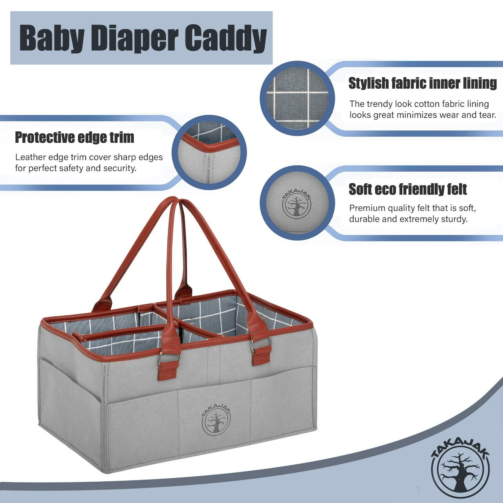 The Ultimate Baby Diaper Caddy Organiser